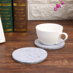 Round Felt Coaster Set