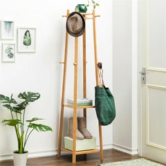 Bamboo Coat Rack