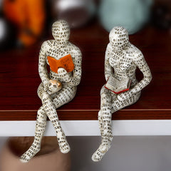 Reading Woman Figurine